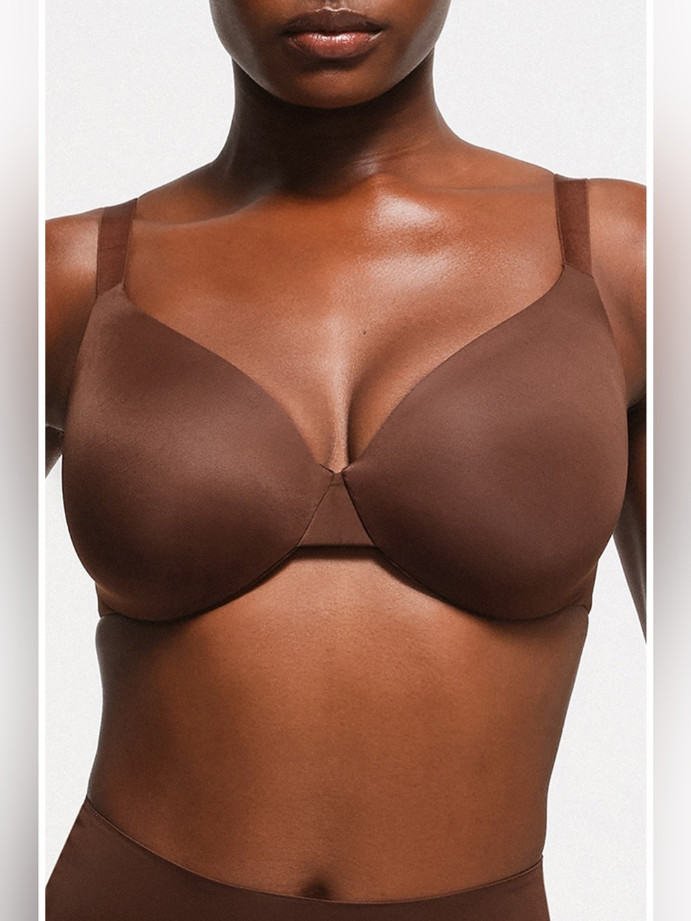 SKIMS Full Coverage Lightly Lined Bra in Cocoa 36DD
